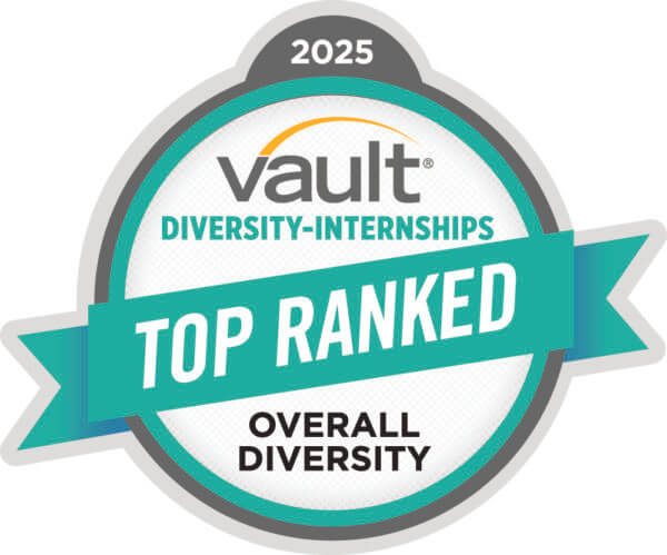 Vault Top Ranked Overall Diversity 2025